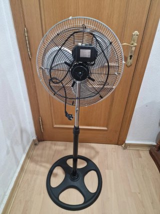 Ventilador Industrial Negro/Plateado 100 wattios