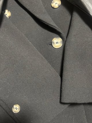 Abrigo Mango Negro Talla L