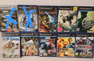 8 Giochi PS2 Originali - Vari Generi
