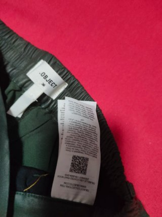 Pantalón Object T36 verde grisáceo oscuro