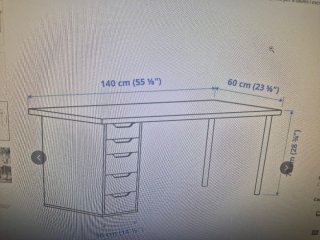 Escritorio Ikea Lagkapten y Silla