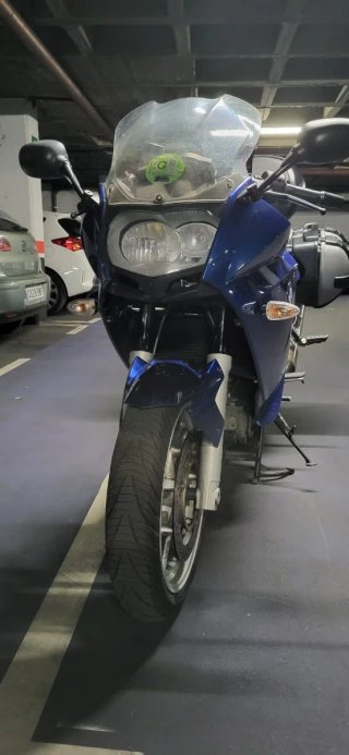 BMW F800 ST 2012 Azul con Maletas