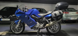 BMW F800 ST 2012 Azul con Maletas