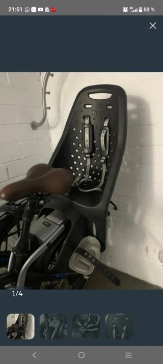 Asiento infantil para bicicleta Thule Yepp Maxi
