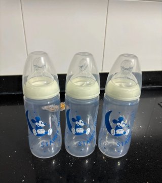 3 Biberones Nuk Disney Mickey Mouse