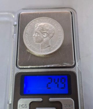 Moneda 1 Peso 1897 Islas Filipinas 🇵🇭