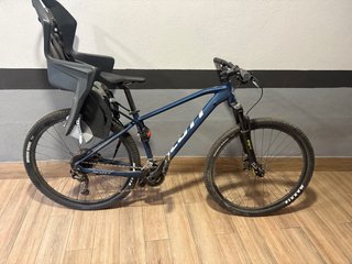 Bicicleta Scott Aluminio + Silla Niños.