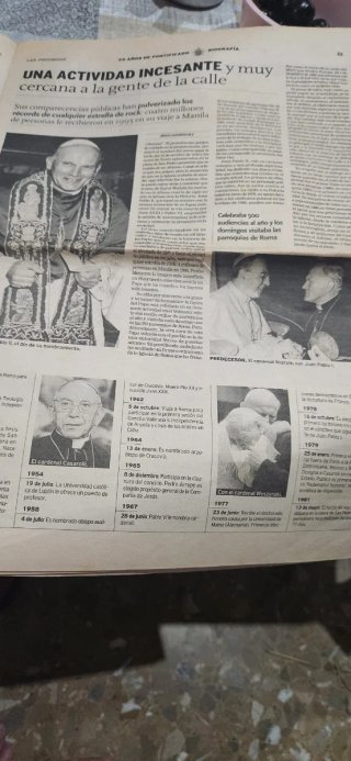 EL PAPA JUAN PABLO II PERIÓDICO CONMEMORATIVO 2005