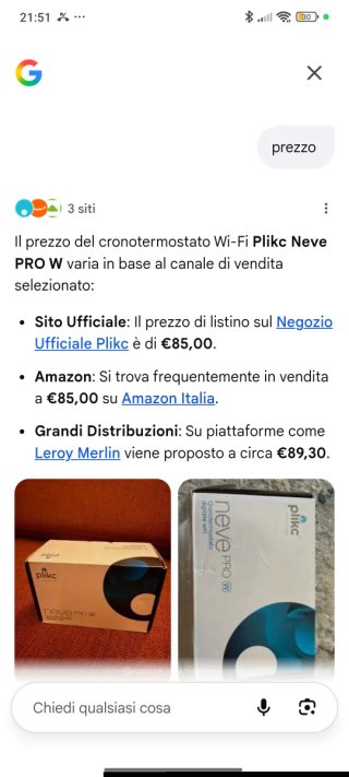 Plikc Neve Pro W Cronotermostato Digitale Wifi