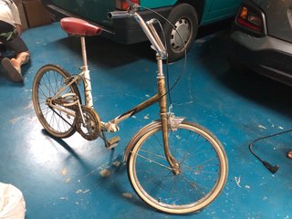 Bicicleta plegable vintage