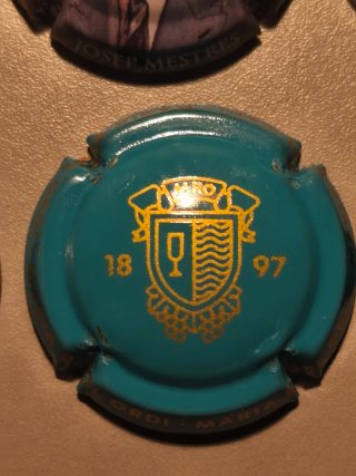 Lote 8 chapas de cava