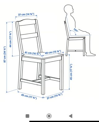 Mesa y 4 Sillas Madera HÄGERNÄS - IKEA