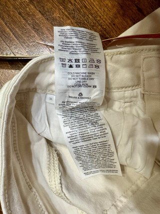 Jeans donna a campana Vila bianchi taglia 34