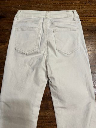 Jeans donna a campana Vila bianchi taglia 34