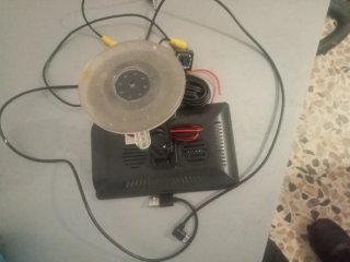 Pantalla para coche con cámara trasera
