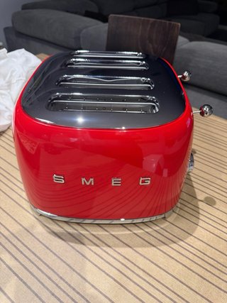 Tostadora SMEG Roja 4 Rebanadas