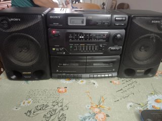 Radio Sony Mega Bass Negra