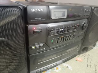 Radio Sony Mega Bass Negra