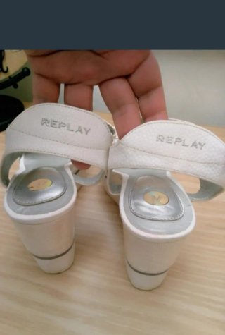 Sandalias Replay Blancas