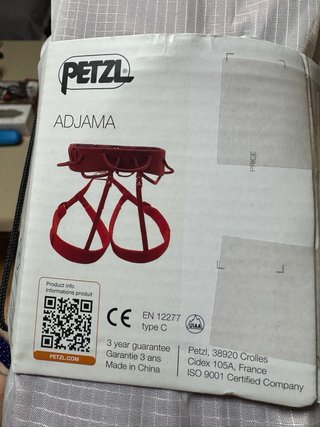 Arnés de escalada - Arnés Petzl Adjama tall XL
