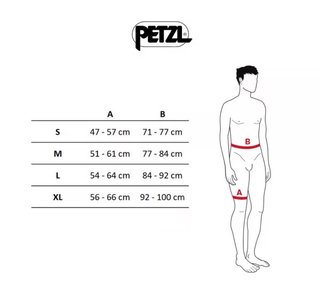 Arnés de escalada - Arnés Petzl Adjama tall XL