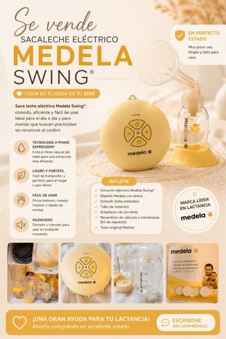 Sacaleches eléctrico Medela Swing