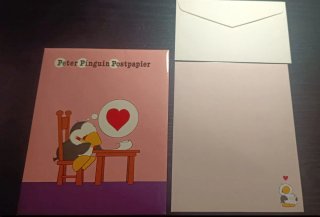Papelería Peter Pingüin con sobre