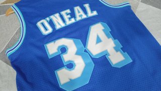 Camiseta Los Angeles Lakers 34 Shaq Mitchell & Nes