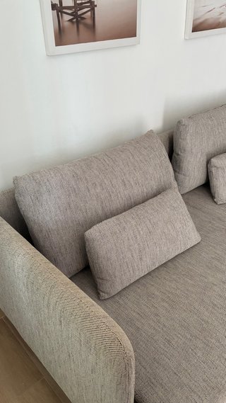 Sofá 3 plazas Ikea beige/gris