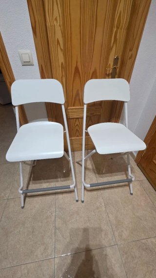 2 Sillas Altas Cocina Ikea Plegables