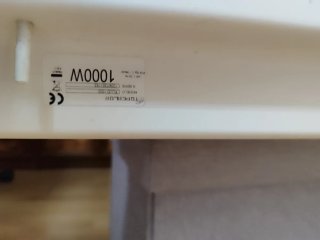 Radiador eléctrico blanco