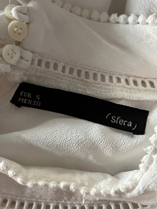 Blusa Sfera Blanca Talla S