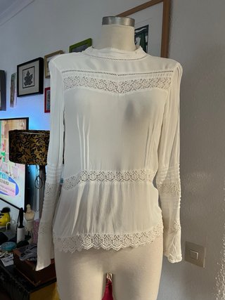 Blusa Sfera Blanca Talla S