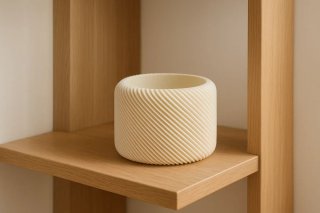 Maceta Moderna Blanca/Negra