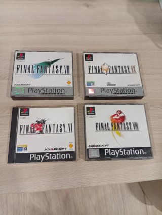 Lote 4 Juegos Final Fantasy PS1