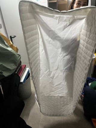 Protector cuna chichonera blanco 60x120cm