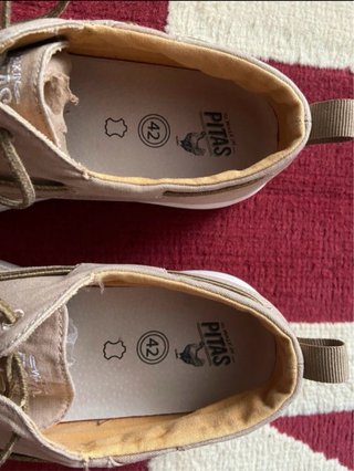 Zapatos náuticos Walk in Pitas beige