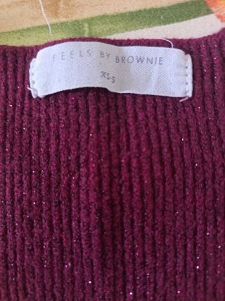 Top tirantes lúrex Brownie talla XS-S