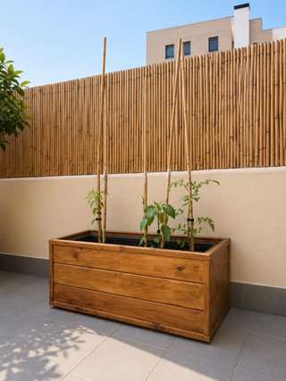 Jardineras de madera a medida jardines y terrazas