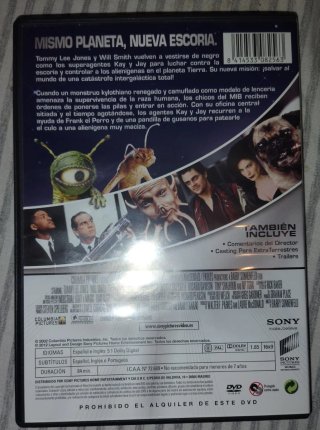 Men in Black II DVD