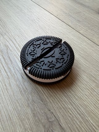 Organizador Cables Diseño Galleta Oreo