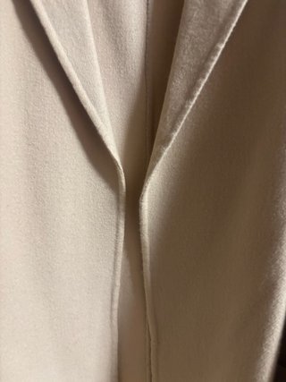 Abrigo Massimo Dutti crudo talla M