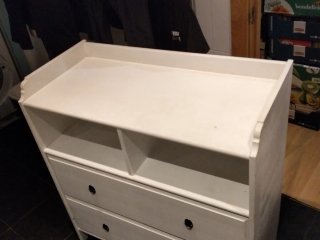 Cambiador Cómoda Ikea Leksvik Blanca