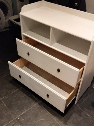 Cambiador Cómoda Ikea Leksvik Blanca