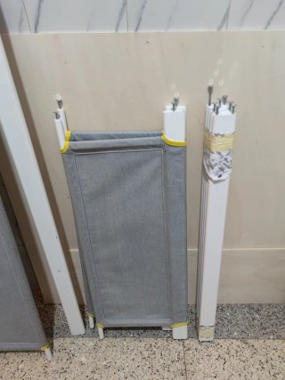 Estructura Cama Alta Ikea VITVAL Blanco/Gris