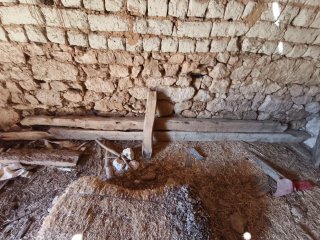 Vigas de madera de pino