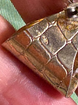 Orecchini vintage argento placcato oro quarzo
