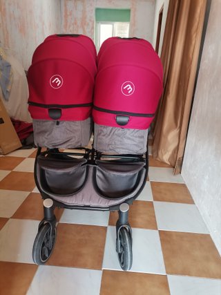 Carro Gemelar Baby Monster Easy Twin 4