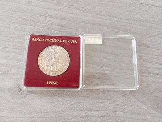 Moneda 1 Peso Cuba 1982 Don Quijote