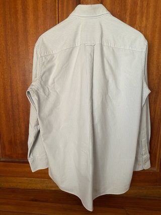 Camisa Oxford Rayas Azul
